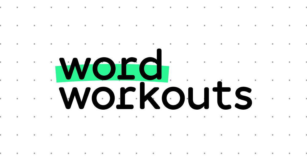 Welcome - WORD Workouts